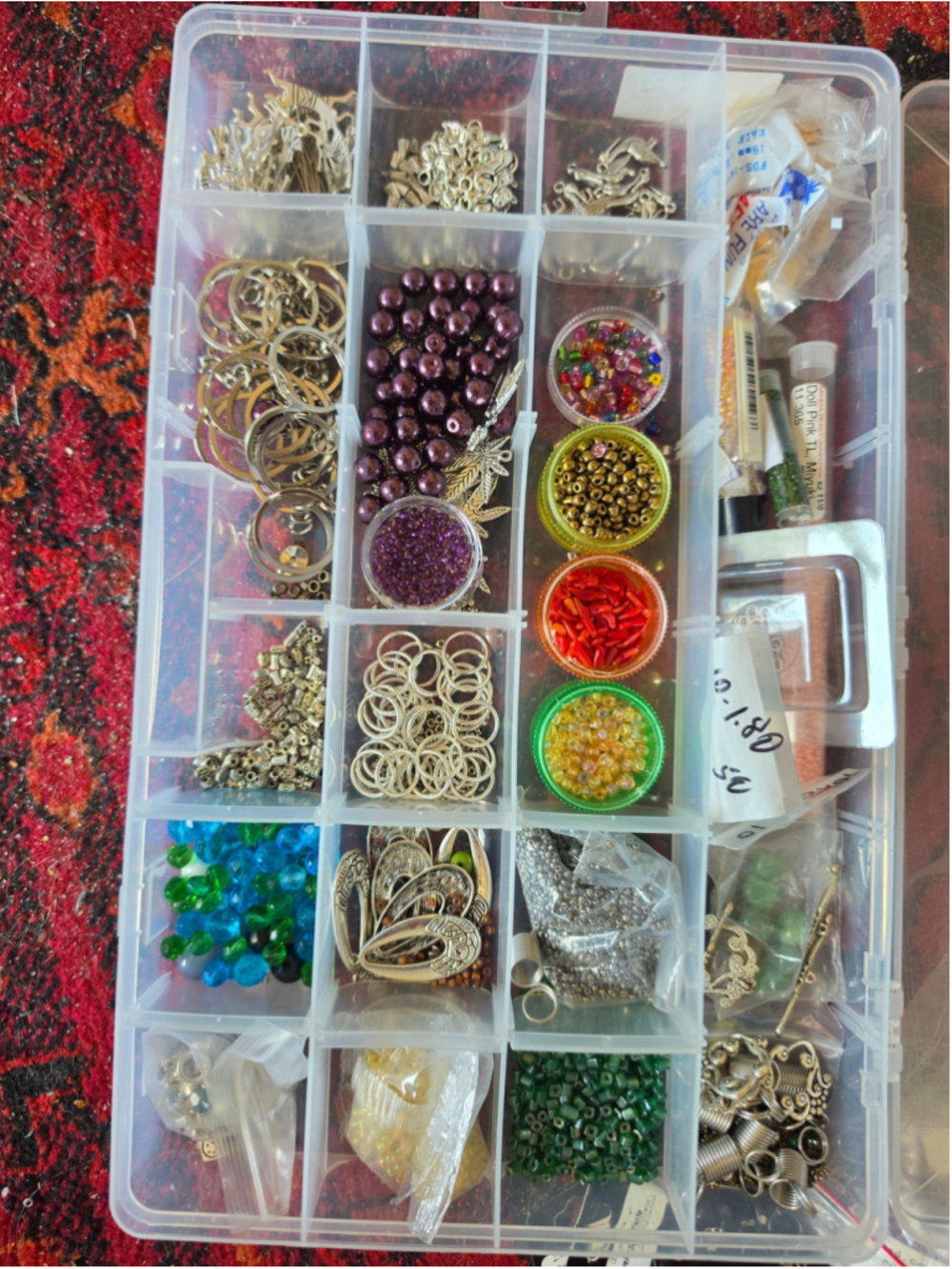 jewelry making and beads! all top notch quality .no plastic. all czech. natural
